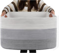 OIAHOMY Blanket Basket Laundry Basket Dog Toy Basket 75L Gradient Grey | Large by MasterofSpaceOptimization