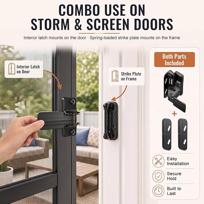 Storm and Screen Door Latch Repair Kit - Image 5
