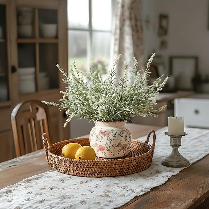 SIDUCAL Ceramic Red Rose Floral Vase - Image 5