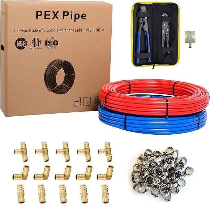 EFIELD Pex-b Bundle Kit: 3/4 Inch X 150ft Pex Tubing | Crimper & Cutter Tools by EFIELDPEXTUBING