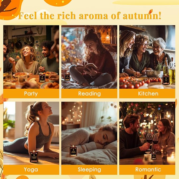 DL DREAMY DEWLA Fall Candles Set - Image 4