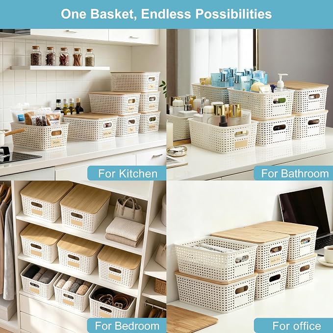 Small Plastic Storage Bins - Image 5
