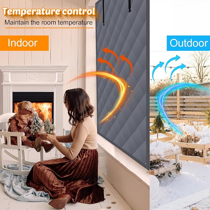 NNG 3 Layer 39x63in Thermal Insulated Window Cover - Image 4