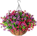 Artificial Faux Hanging Plants Flowers Basket by HyeFloraartificialflowers