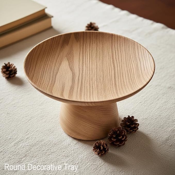 Braxio Faux Wood Decorative Bowl - Image 7