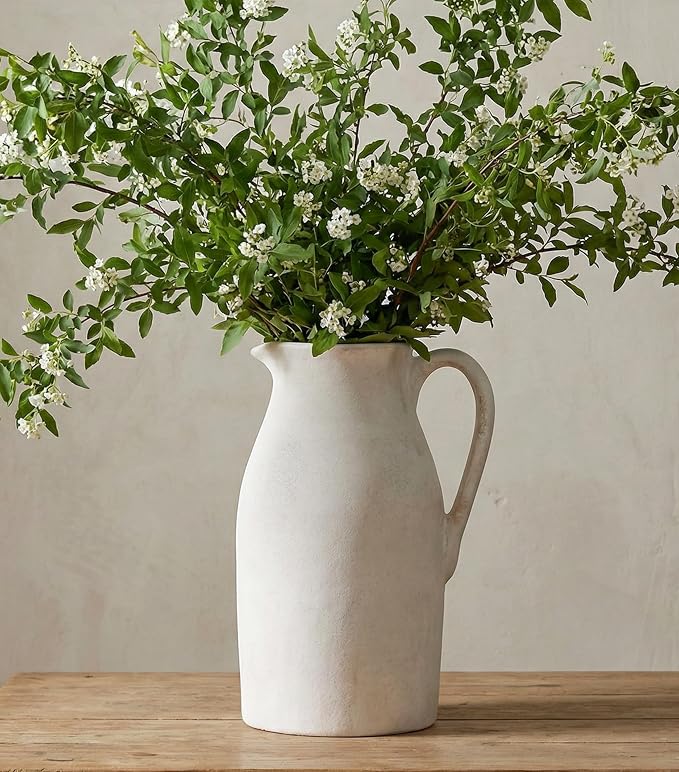Ceramic Flower Vase with Handles by dreamloom