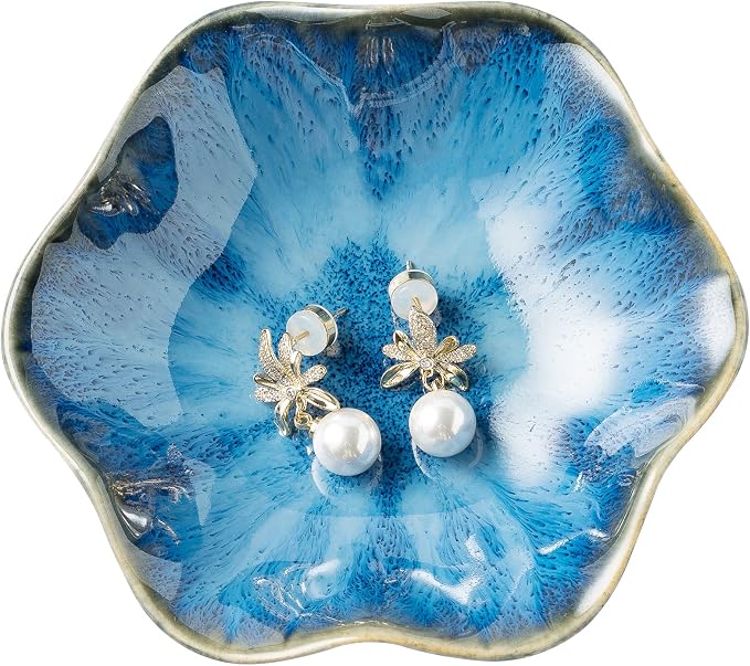 BEUNAIZER Jewelry Dish Tray, Ring Dish, Ceramic Trinket Tray, Key Bowl | by BEUNAIZER
