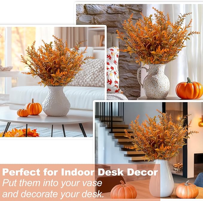 TURNMEON 20 Bundles Artificial Fall Flowers - Image 3