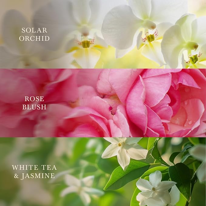 Woodwick Floral Blossoms Medium Hourglass Trilogy Candle - Image 3