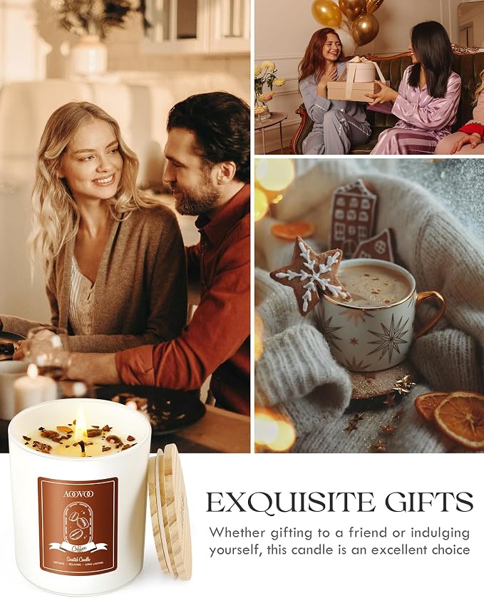 AOOVOO Macchiato Coffee Scented Candles - Image 3