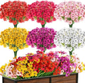 30 Bundles Realistic Artificial Flowers Bulk by Dexpinzo