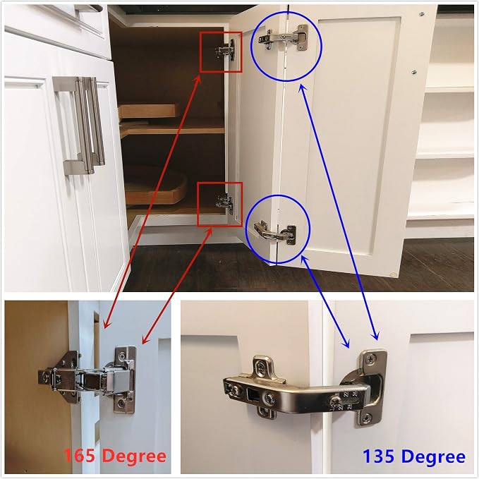 Lazy Susan Corner Cabinet Hinge 135° – Heavy Duty Folding Door Hinge - Image 6