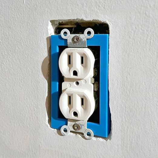 4PCS 1/4" Single Gang Box Extender, Outlet Box Extender, 8 Screws | Sturdy Blue - Image 6