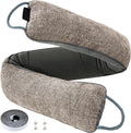 Weighted Door Draft Stopper, 32inch | Under Door Noise Blocker, Front Door by Makryebi