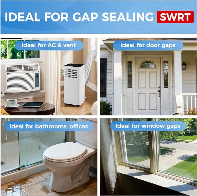 SWRT 2Pck 2" x30YD 8Mil Window Sealing Tape No Residue | 8 mil thick, heavy duty - Image 8