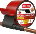 XFasten Foam Pipe Insulation Tape 4 Inch x 15 Feet Heavy-Duty AC Line by XFasten
