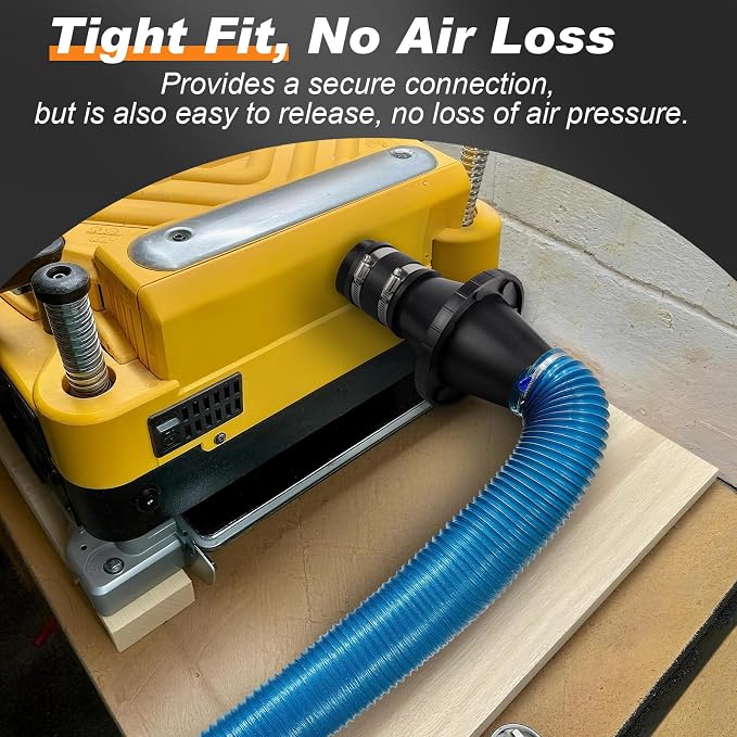2-1/2 Inch Magnetic Dust Collection Connector w/ 2.5”Dust Control Flex Cuff | - Image 7