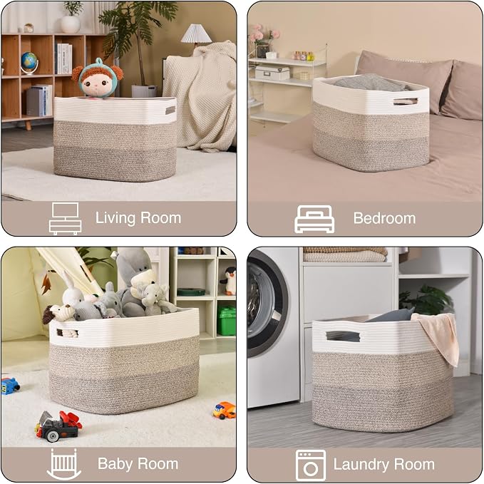 ICERZCZ Extra Large Blanket Basket - Image 4