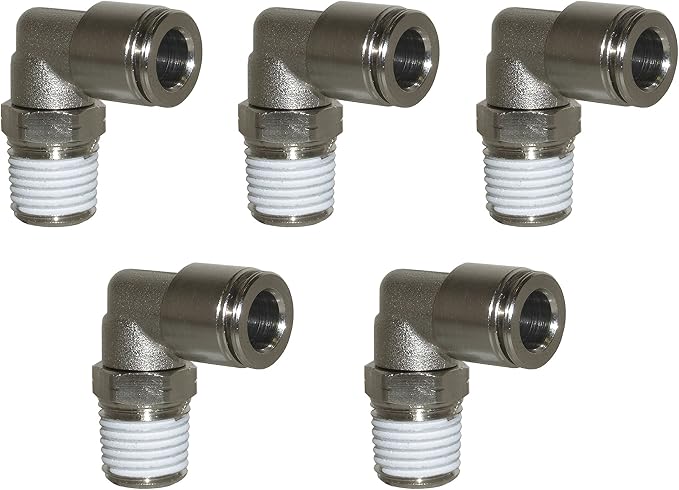 PneumaticPlus PN15 Series Push to Connect Tube Fitting, Male Elbow by PneumaticPlus