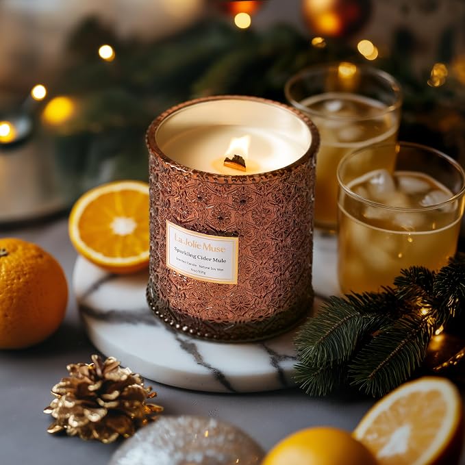 LA JOLIE MUSE Sparkling Cider Mule Scented Candles - Image 3