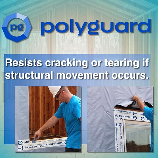 POLYGUARD WindowSeal Window and Door Flashing Tape, 4 in x 100 ft Roll - Image 3