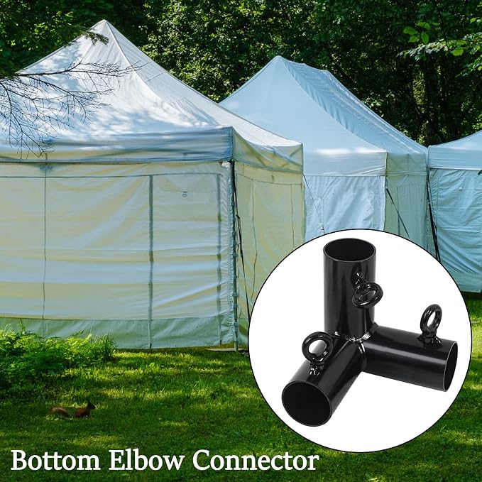 ​Luwint Canopy Fittings Kit, 1-3/8 Inch Metal Connectors - Image 4
