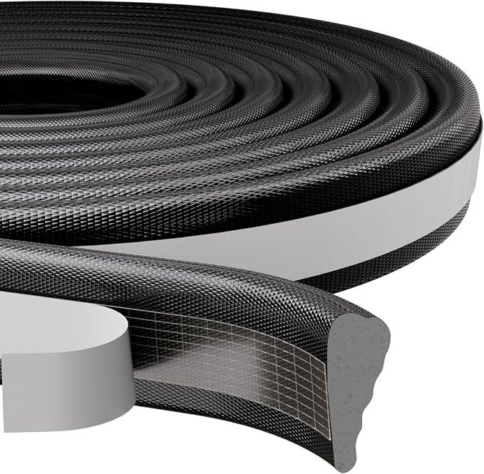 2Pcs x196”Black Wedge Weather Stripping Door Seal Strip by KAYLEINSTER