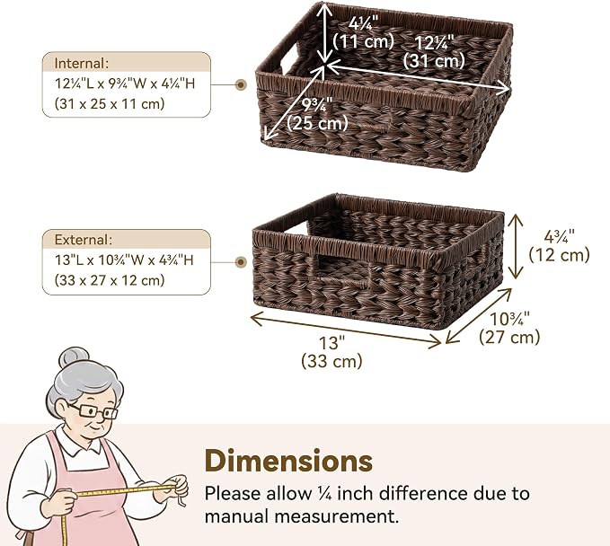 GRANNY SAYS Wicker Storage Baskets - Image 7