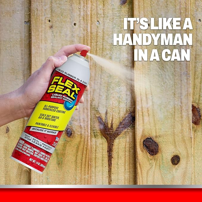 Flex Seal, 14 oz, Stop Leaks Instantly, Transparent Waterproof Rubber Spray On - Image 3