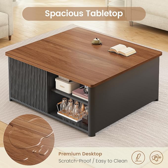 SEDETA 31.5" Lift Top Coffee Table - Image 5