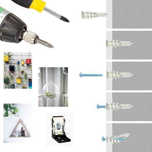 #8 Self Drilling Plastic Drywall Anchors - Image 6