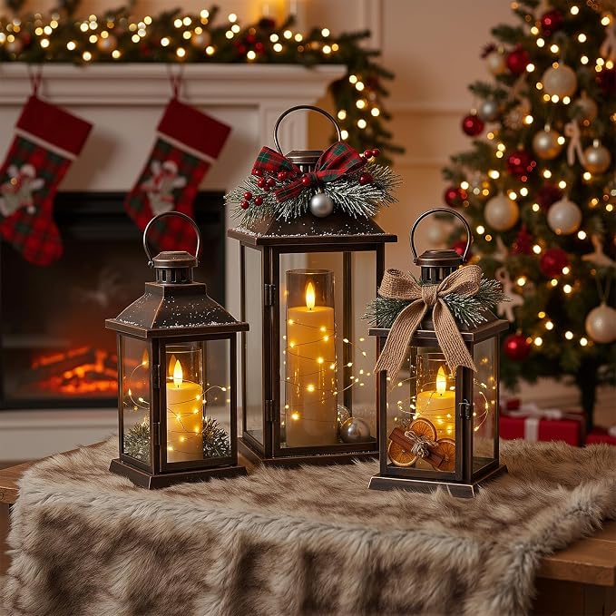 Raycare 9 Pcs Flameless Battery Operated Pillar Candles - Image 3