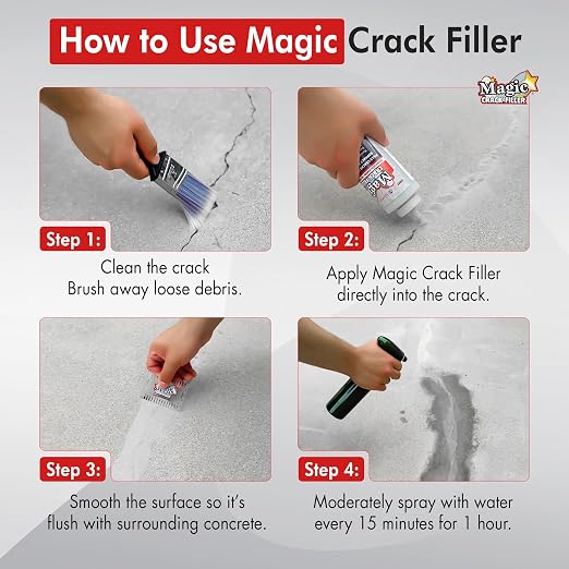 Tan 1.4 LB Magic Crack Filler Bottle, Tan - Image 3