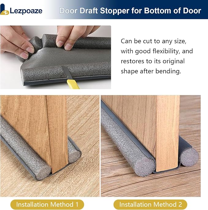 Door Draft Stopper for Bottom of Door - Image 3