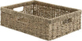 StorageWorks Pantry Baskets, Wicker Storage Baskets, Shallow Basket, Wicker by StorageWorks