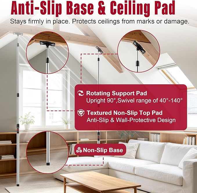 10FT Dust Barrier Poles System - Image 3