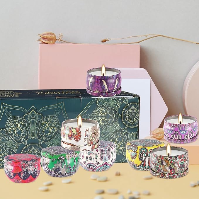 Howemon 24 Pack Scented Candles Set - Image 6
