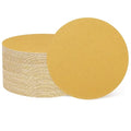 HARFINGTON 100 Pcs 3 Inch Sanding Discs 220 Grit Yellow Aluminum Oxide | Hook by HARFINGTON