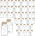 24 Pack Mason Jar Vases for Centerpieces, Wide Mouth Mason Jars by LEYIQU