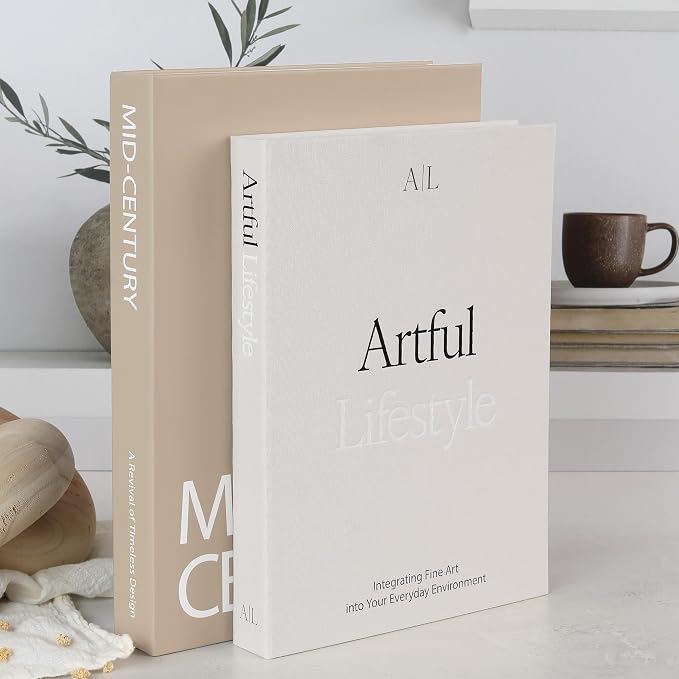 Aesthetic Decorative Books Set of 2 - Image 8
