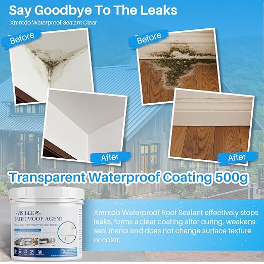Invisible Waterproof Agent 17.6 Oz, Transparent Waterproof Coating Adhensive - Image 2