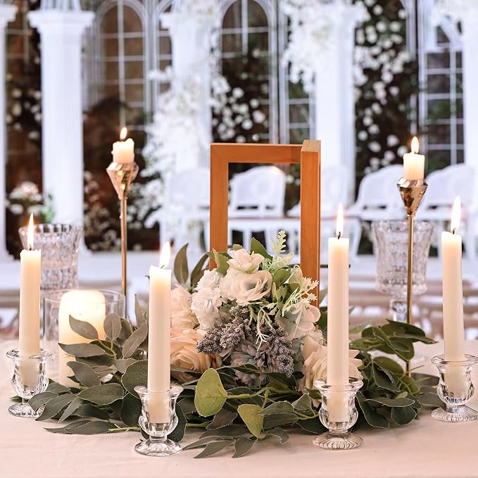 Letine Candlestick Holders Set of 12-2.5" H Taper Candle Holders Bulk - Image 7