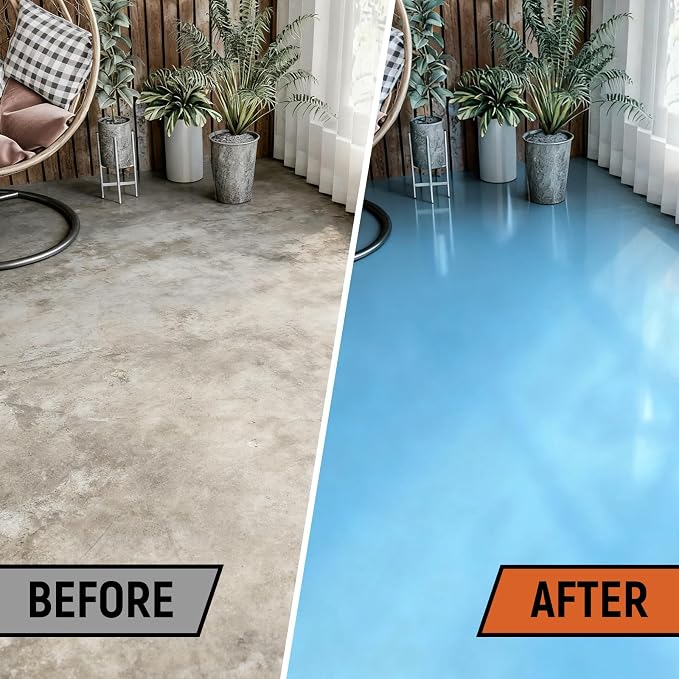 YOA Professional Concrete Garage Floor Paint, Acrylic Resin Coating, Suitable - Image 2
