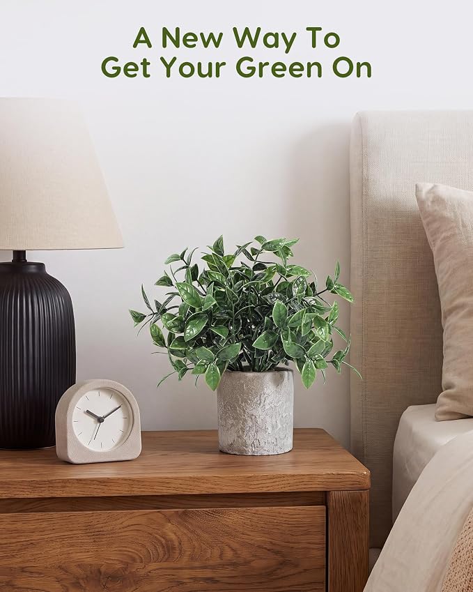 Velener 2 Pcs Small Fake Plants Eucalyptus, Artificial Plants Indoor - Image 8