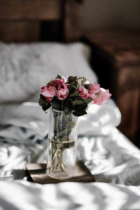 WGVI Quality Thick Weighted Clear Cylinder Glass Vases, Flower Arrangement - Image 6