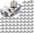 Hicarer 60 Pcs Grounding Lug 6.7mm Aluminium Alloy Rail Connector by Hicarer
