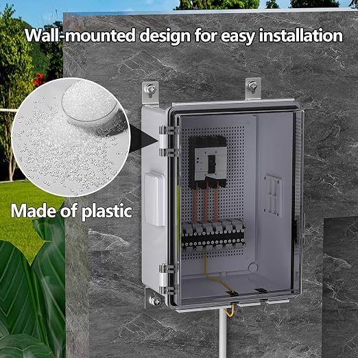 ABS Electrical Junction Box, Ventilated Design, Cable Grommets, IP65 Waterproof - Image 5