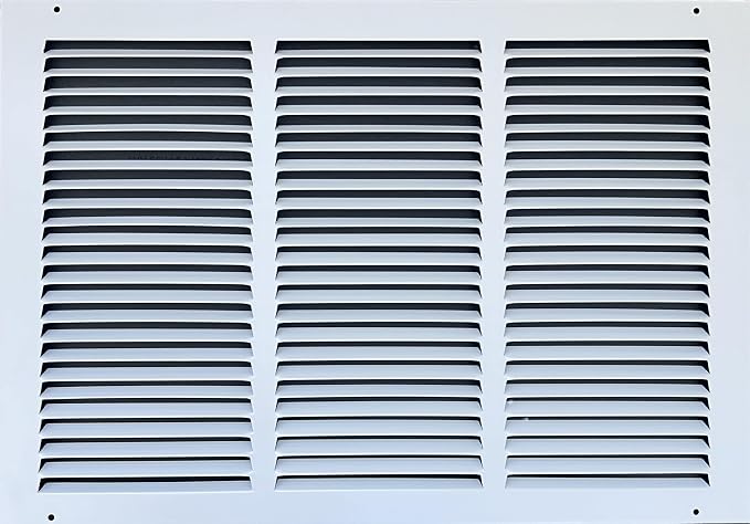 Fits 18x12 Duct Opening Stamped Steel Return Air Grille Vent Cover Grille - Image 2