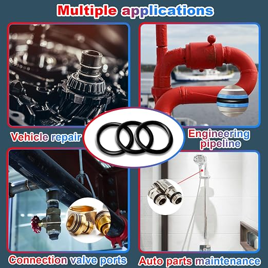 KEZE 826 Pcs Universal SAE and Metric O-Rings Kit, Standard 32 Metric & Inch - Image 8