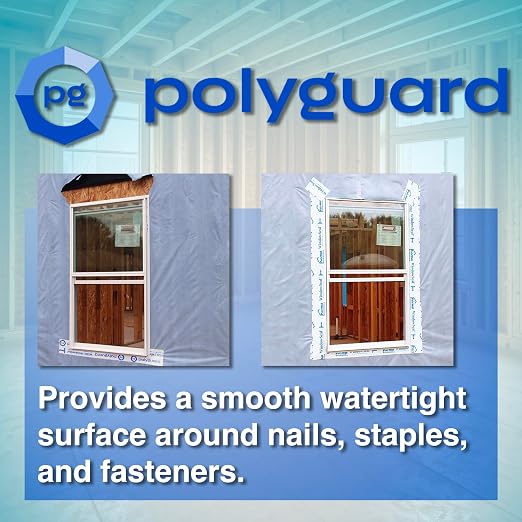 POLYGUARD WindowSeal Window and Door Flashing Tape, 6 in x 100 ft Roll - Image 2